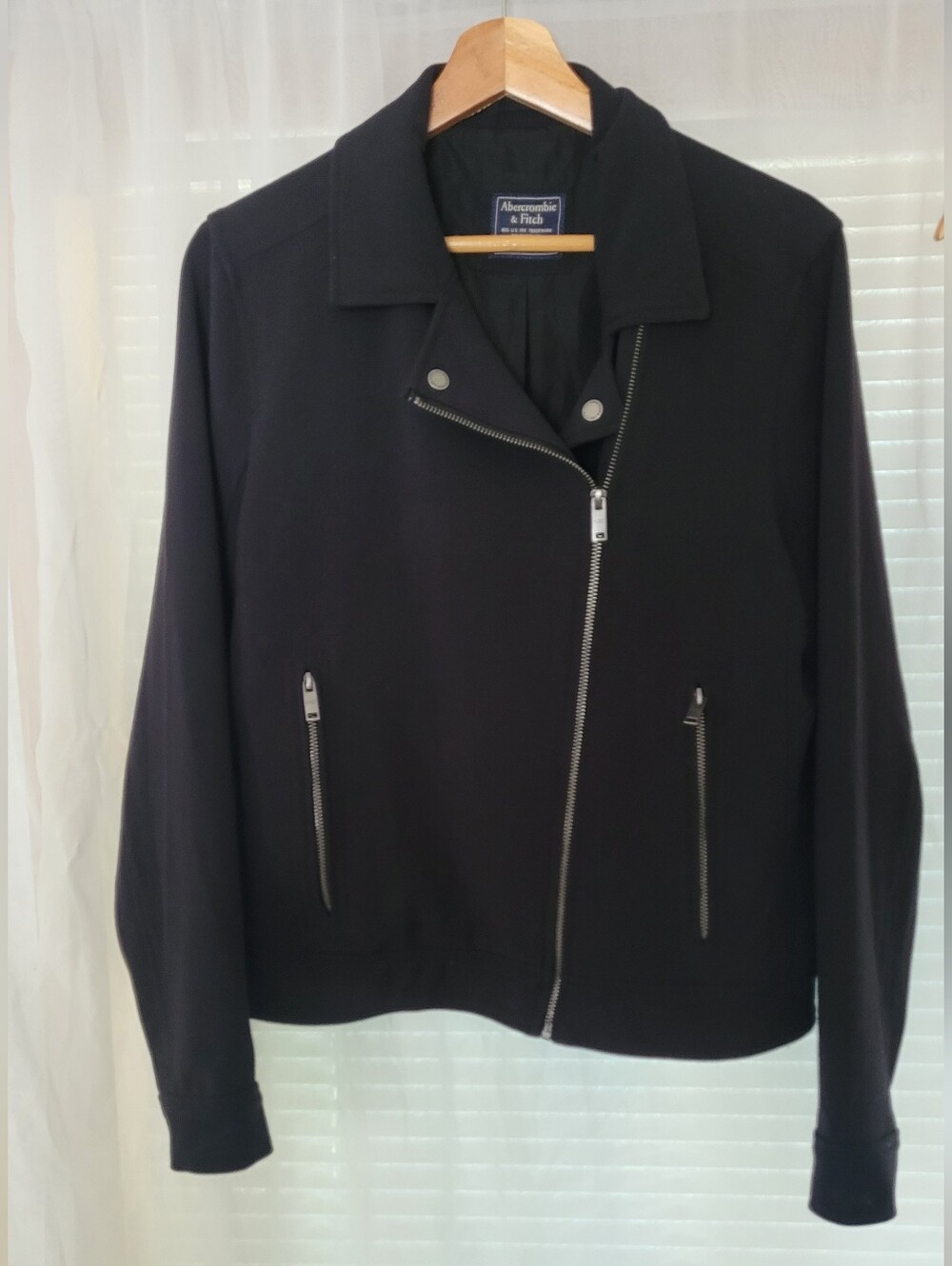 Abercrombie & Fitch Moto Jacket XL Black
